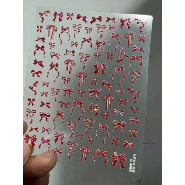 Sticker nơ đỏ Tết 2.025 - Nhiều mẫu độc đáo, giá chỉ 10.000đ, giảm từ 12.900đ
