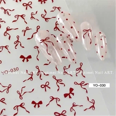 Sticker nơ đỏ Tết 2.025 - Nhiều mẫu độc đáo, giá chỉ 10.000đ, giảm từ 12.900đ