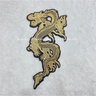 Sticker rồng vàng đính áo dài cho bé dễ dán, bền đẹp, giảm giá 22 phần trăm chỉ 33.250 VND