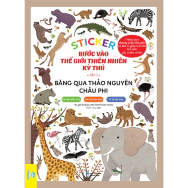 Sticker Sách Bước Vào Thế Giới Thiên Nhiên Kỳ Thú Giá Ưu Đãi 88k ndbooks
