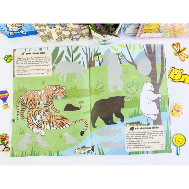 Sticker Sách Bước Vào Thế Giới Thiên Nhiên Kỳ Thú Giá Ưu Đãi 88k ndbooks