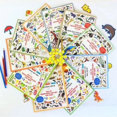 Sticker Sách Bước Vào Thế Giới Thiên Nhiên Kỳ Thú Giá Ưu Đãi 88k ndbooks