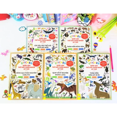 Sticker Sách Bước Vào Thế Giới Thiên Nhiên Kỳ Thú Giá Ưu Đãi 88k ndbooks 10 Sticker Sách Bước Vào Thế Giới Thiên Nhiên Kỳ Thú Giá Ưu Đãi 88k ndbooks 10