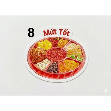 Sticker Tết 2.026 Bính Ngọ - Hình Dán Cổ Truyền Trang Trí Bao Lì Xì, Thiệp, Hộp Quà, Bình Nước - Giá chỉ 29.000 VND