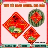 Sticker Tết 2.026 Dán Bánh Chưng, Bánh Tét, Dưa Hấu, Bưởi - Keo Dán Dễ Dàng, Giá 15.819 VNĐ