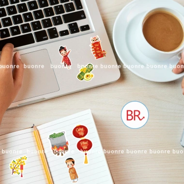 Sticker Tết 2.026 Set 3-5-10 Decal Cửa Kính - Trang trí quán cafe, shop, nhà - Mẫu đẹp xuân bình an may mắn - 38.999 VND 5