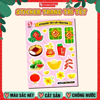 Sticker Tết 2.026 Trang Trí Bao Lì Xì - Decal Chống Nước Cute, Dán Quà Tặng Năm Mới, Giá 12.900 VND (Giá Gốc 15.609 VND) 9 Sticker Tết 2.026 Trang Trí Bao Lì Xì - Decal Chống Nước Cute, Dán Quà Tặng Năm Mới, Giá 12.900 VND (Giá Gốc 15.609 VND) 9