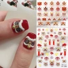 Sticker Tết lụa nổi 5D miếng dán móng tay siêu bền, giá chỉ 10.000đ 2