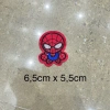 Sticker thêu ủi Siêu Nhân và Người Nhện dán tường laptop giá chỉ 5.800 VND giảm 5
