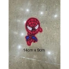 Sticker thêu ủi Siêu Nhân và Người Nhện dán tường laptop giá chỉ 5.800 VND giảm 9