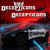 Sticker Transformers Decepticons Xe Ba Chỉnh - Decal Trang Trí Cửa Kính, Giá 90k