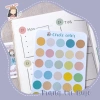 Sticker tròn tiện dụng cho sổ tay và Bullet Journal - Đa màu, dán dễ, giá chỉ 7.000 VND 2