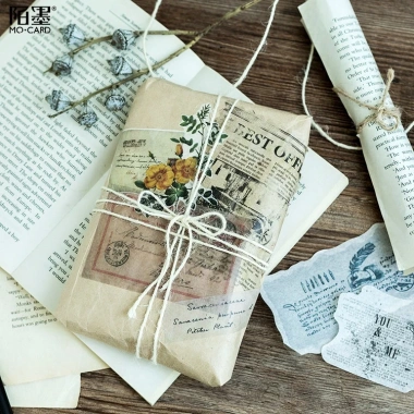 Sticker vintage cute 60 miếng HD84-K54 DIY Scrapbook Planner - Giá chỉ 17.250₫