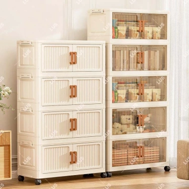 STON Tủ Nhựa Đựng Đồ Gấp Gọn Bánh Xe, Chống Bụi Côn Trùng, Giá 249k 10 STON Tủ Nhựa Đựng Đồ Gấp Gọn Bánh Xe, Chống Bụi Côn Trùng, Giá 249k 10
