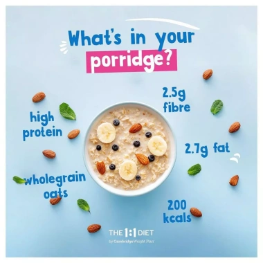 Sữa ăn kiêng Cambridge Weight Plan vị Yến mạch - Hộp 4 gói, giảm cân hiệu quả, giá chỉ 432.000đ