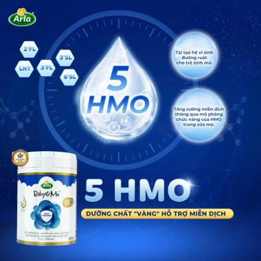 Sữa Arla Baby&Me HMO Cao Cấp Đan Mạch 1-2-3 Hộp 800g - 805.000đ, Voucher 100k 3