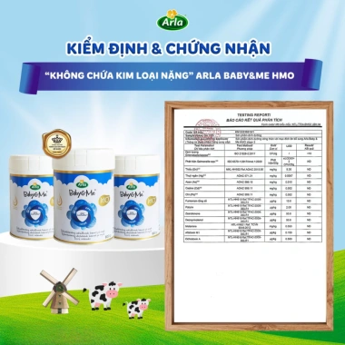 Sữa Arla Baby&Me HMO Cao Cấp Đan Mạch 1-2-3 Hộp 800g - 805.000đ, Voucher 100k 8