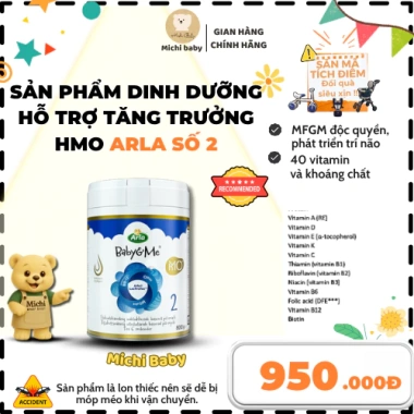 Sữa Arla Baby&Me HMO Cao Cấp Đan Mạch 1-2-3 Hộp 800g - 805.000đ, Voucher 100k 9