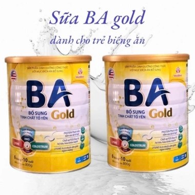 Sữa BA Gold 800g HSD mới - Dinh dưỡng cho trẻ biếng ăn, chậm lớn, giảm còn 445k 2 Sữa BA Gold 800g HSD mới - Dinh dưỡng cho trẻ biếng ăn, chậm lớn, giảm còn 445k 2