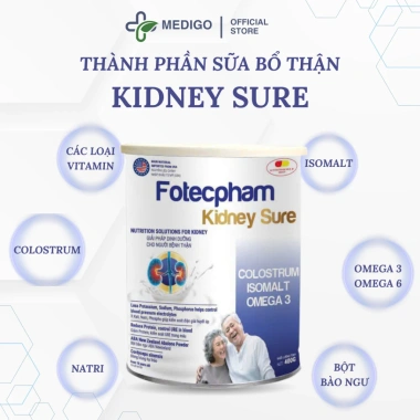 Sữa Bổ Thận Kidney Sure 400g - Dinh Dưỡng Hỗ Trợ Thận, Giá Ưu Đãi 242.771 VND