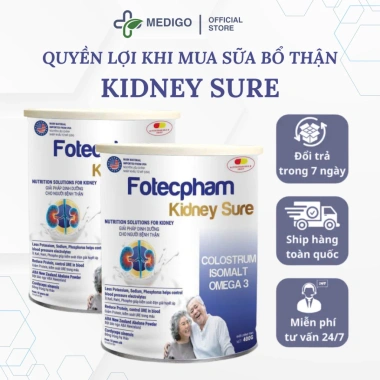 Sữa Bổ Thận Kidney Sure 400g - Dinh Dưỡng Hỗ Trợ Thận, Giá Ưu Đãi 242.771 VND