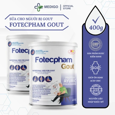 Sữa Bột Dinh Dưỡng Cho Người Lớn - Giải Pháp Gout Fotecpham, Giá 300.600₫