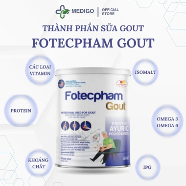 Sữa Bột Dinh Dưỡng Cho Người Lớn - Giải Pháp Gout Fotecpham, Giá 300.600₫