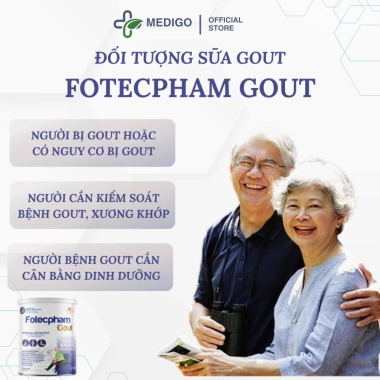Sữa Bột Dinh Dưỡng Cho Người Lớn - Giải Pháp Gout Fotecpham, Giá 300.600₫