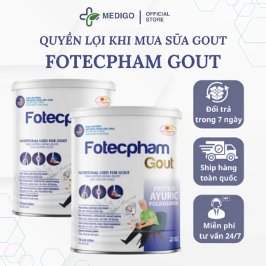 Sữa Bột Dinh Dưỡng Cho Người Lớn - Giải Pháp Gout Fotecpham, Giá 300.600₫