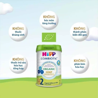Sữa bột HiPP Organic Combiotic 800g - Hỗ trợ tiêu hoá, tăng chiều cao bé - 979.200đ 5 Sữa bột HiPP Organic Combiotic 800g - Hỗ trợ tiêu hoá, tăng chiều cao bé - 979.200đ 5
