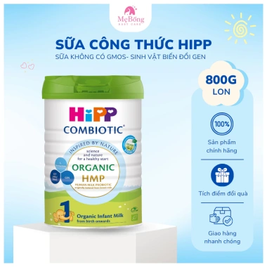 Sữa bột HiPP Organic Combiotic 800g - Hỗ trợ tiêu hoá, tăng chiều cao bé - 979.200đ