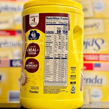 Sữa bột socola Nestlé Nesquik 1.275kg nhập khẩu Mỹ - Giá ưu đãi 485.000₫ 2
