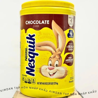 Sữa bột socola Nestlé Nesquik 1.275kg nhập khẩu Mỹ - Giá ưu đãi 485.000₫ 5