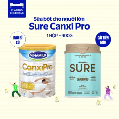 Sữa bột Vinamilk CanxiPro 900g - Canxi cho người già, xương khớp khỏe, giá 500.580 VND 2