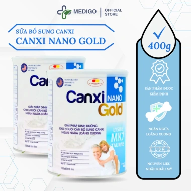Sữa Canxi Nano Gold - Hỗ Trợ Xương Khớp, Ngăn Loãng Xương, Người Già, 330k