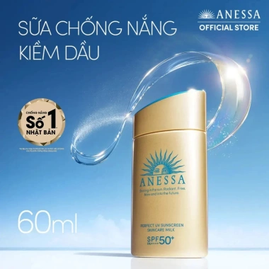 Sữa Chống Nắng Anessa 60ml Kiềm Dầu, An Toàn Nội Địa Nhật Bản - Giá chỉ 512.773₫ 2 Sữa Chống Nắng Anessa 60ml Kiềm Dầu, An Toàn Nội Địa Nhật Bản - Giá chỉ 512.773₫ 2
