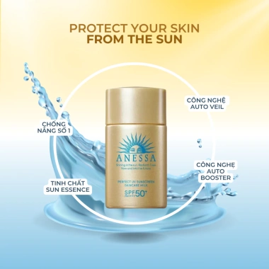 Sữa chống nắng Anessa SPF50+ PA++++ 20ml Dưỡng da kiềm dầu, bảo vệ da Giá 308.000đ 2 Sữa chống nắng Anessa SPF50+ PA++++ 20ml Dưỡng da kiềm dầu, bảo vệ da Giá 308.000đ 2