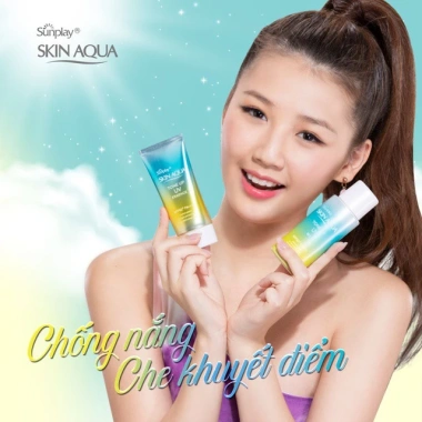 Sữa chống nắng kiềm dầu Sunplay Skin Aqua Tone Up UV Milk 50g - Giá 199k, nâng tông