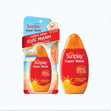 Sữa Chống Nắng SUNPLAY Super Block SPF50+ PA++++ Da Mặt Toàn Thân 70g 221k 3
