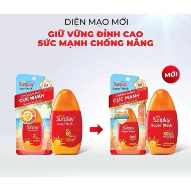 Sữa Chống Nắng Sunplay Super Block SPF81 PA++++ 70g - Bảo Vệ UV 99% Giá chỉ 95k 3