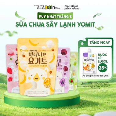 Sữa chua khô hoa quả sấy lạnh Yomit nhập khẩu Hàn Quốc ALADDINVINA – Giá chỉ 69.000đ
