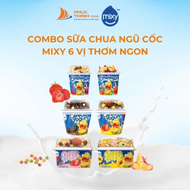 Sữa Chua Ngũ Cốc Mixy Mix Hạt, Hoa Quả Sấy - Ăn Kiêng Giảm Cân, Nội Địa Trung, Giá 16.900₫