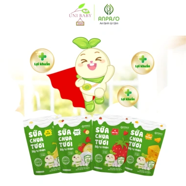 Sữa chua sấy Anpaso 20g - Tự nhiên, công nghệ sấy thăng hoa, hương vị nguyên chất, chỉ 53.076₫