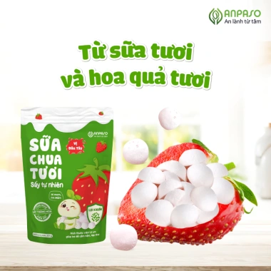 Sữa chua sấy Anpaso 20g - Tự nhiên, công nghệ sấy thăng hoa, hương vị nguyên chất, chỉ 53.076₫