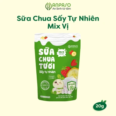 Sữa chua sấy Anpaso 20g - Tự nhiên, công nghệ sấy thăng hoa, hương vị nguyên chất, chỉ 53.076₫