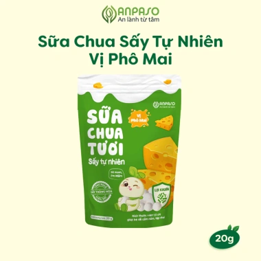 Sữa chua sấy Anpaso 20g - Tự nhiên, công nghệ sấy thăng hoa, hương vị nguyên chất, chỉ 53.076₫