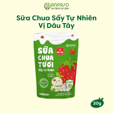Sữa chua sấy Anpaso 20g - Tự nhiên, công nghệ sấy thăng hoa, hương vị nguyên chất, chỉ 53.076₫