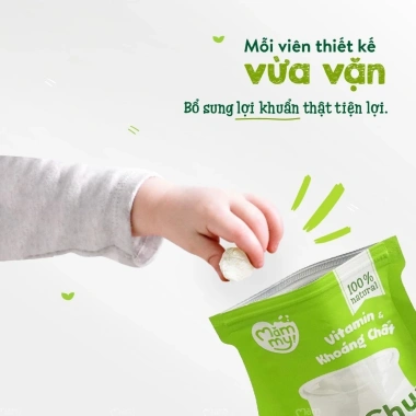Sữa chua sấy lạnh Mămmy viên tròn 20g - Chống hóc, phù hợp bé 6 tháng, vị táo, dâu, chuối, giảm giá 89.000 VND 4