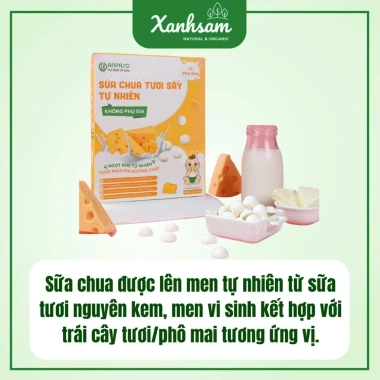 Sữa Chua Tươi Sấy Tự Nhiên Anpaso 20gr - Ăn Dặm Bé Các Vị, Organic, 65.550₫ 3