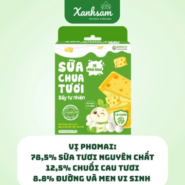 Sữa Chua Tươi Sấy Tự Nhiên Anpaso 20gr - Ăn Dặm Bé Các Vị, Organic, 65.550₫ 8